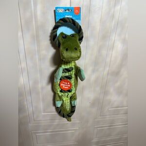 Outward Hound 18" Ropiez Aligator K9 Dog Toy w/Squeaker/Rope & Tag Fun New 20”